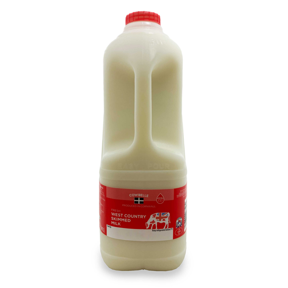 Cowbelle West Country Skimmed Milk <0.5% Fat 2.27l/4 Pints